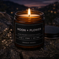 Moon + Flower Scented Candle